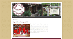 Desktop Screenshot of originalowenspottery.com